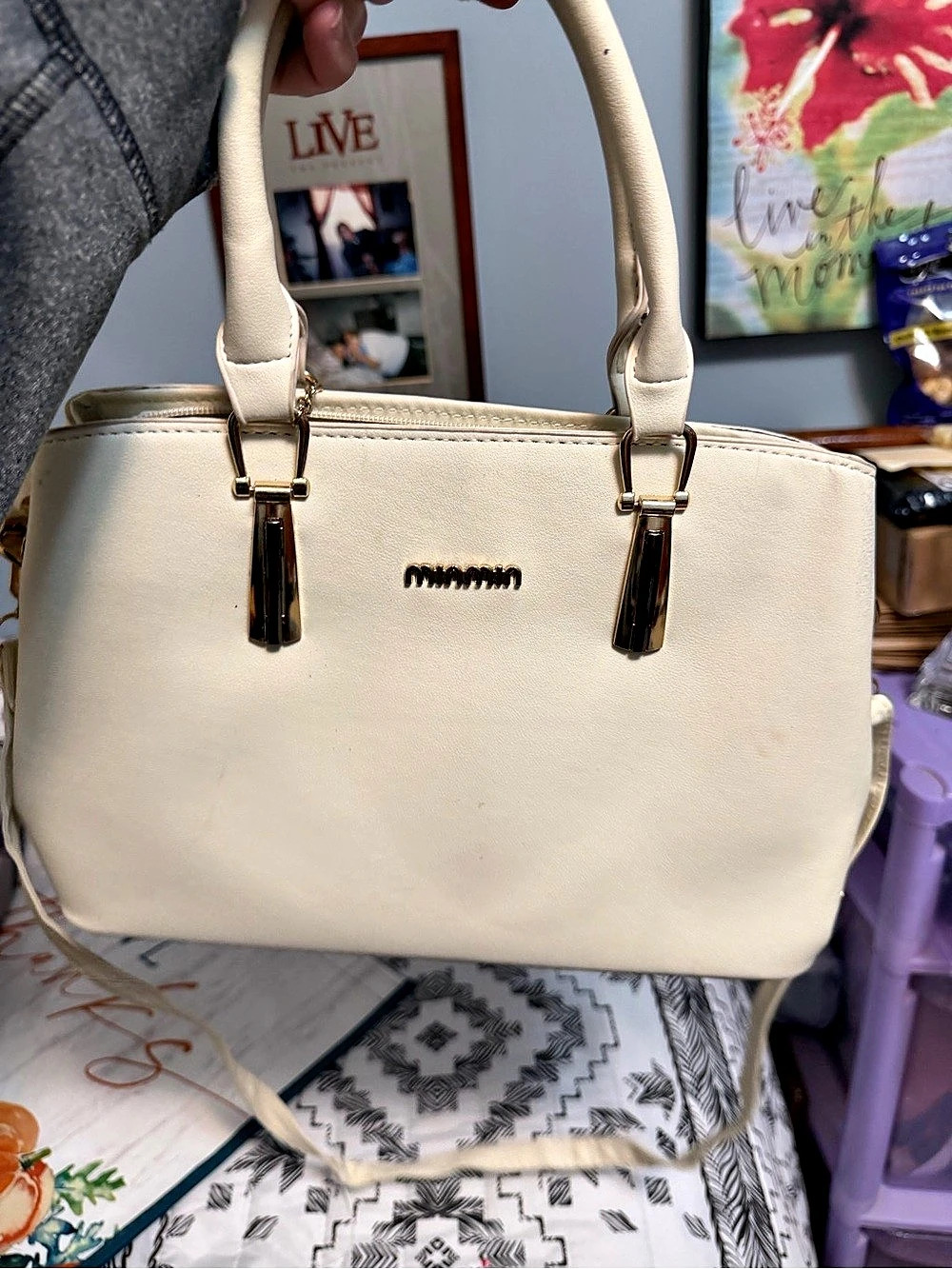 Mimimim Shoulder Bag in White